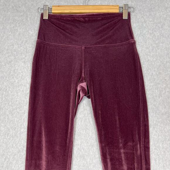 Lululemon Garnet Velvet Wunder Lounge High Rise Tight 28" Size 6 - Picture 3 of 9